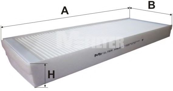 Фильтр салона MFILTER K 9087