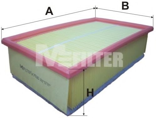 Воздушный фильтр MFILTER K 7026