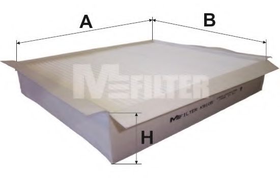 Фильтр салона MFILTER K 9105