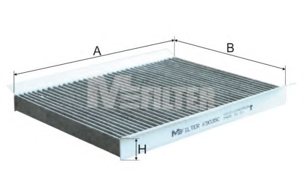 Фильтр салона MFILTER K 9035C