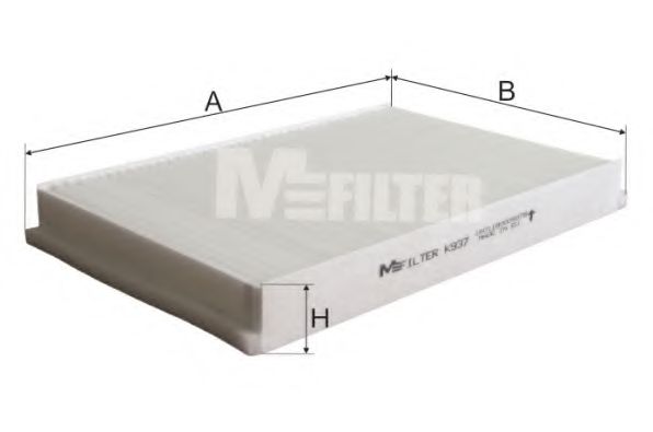 Фильтр салона MFILTER K 937