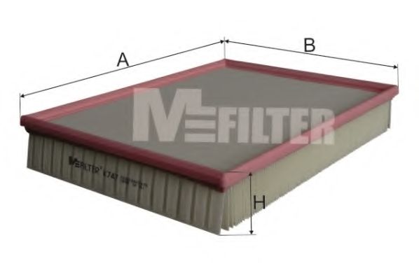 Воздушный фильтр MFILTER K 747