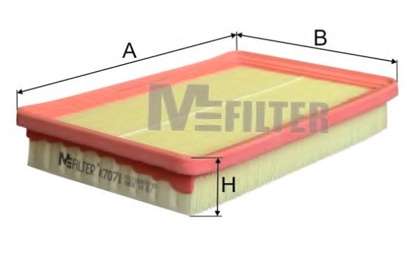 Воздушный фильтр MFILTER K 7071