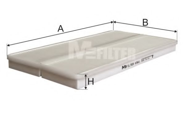 Фильтр салона MFILTER K 941
