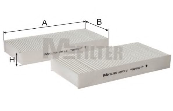 Фильтр салона MFILTER K 973-2