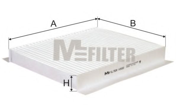 Фильтр салона MFILTER K 932