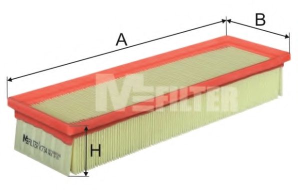 Воздушный фильтр MFILTER K 734