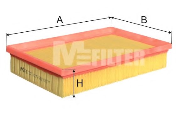 Воздушный фильтр MFILTER K 777
