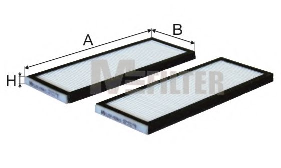 Фильтр салона MFILTER K 9006-2