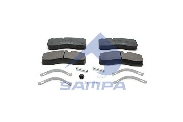 Тормозные колодки SAMPA 096.613
