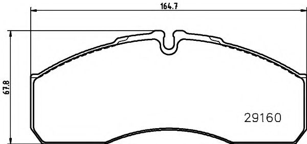 Тормозные колодки BEHR/HELLA 8DB 355 005-401