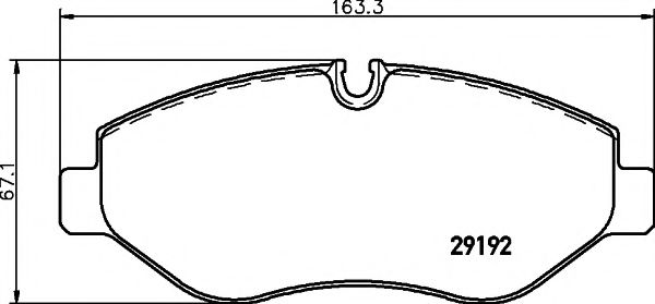 Тормозные колодки BEHR/HELLA 8DB 355 005-521