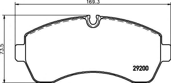 Тормозные колодки BEHR/HELLA 8DB 355 005-531