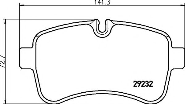 Тормозные колодки BEHR/HELLA 8DB 355 005-551