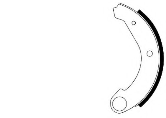 Тормозные колодки барабанные BEHR/HELLA 8DB 355 003-551