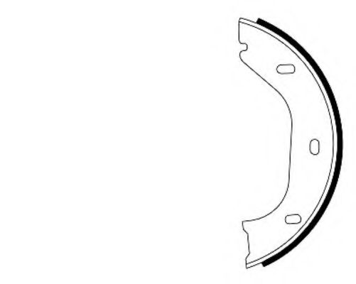Тормозные колодки барабанные BEHR/HELLA 8DA 355 050-011