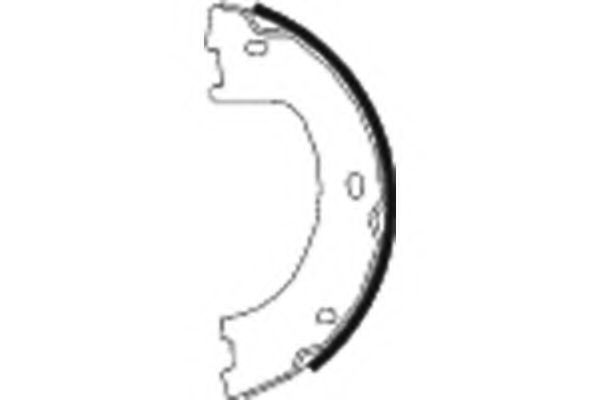 Тормозные колодки барабанные BEHR/HELLA 8DA 355 050-071