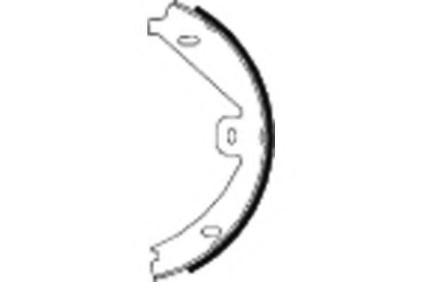 Тормозные колодки барабанные BEHR/HELLA 8DA 355 050-081