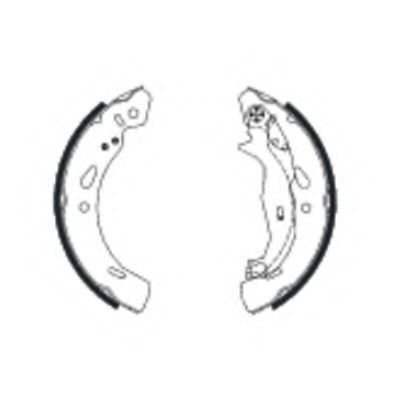 Тормозные колодки барабанные BEHR/HELLA 8DB 355 000-291