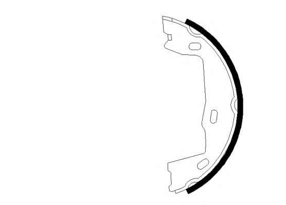 Тормозные колодки барабанные BEHR/HELLA 8DA 355 050-321