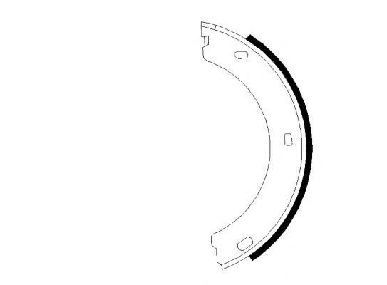 Тормозные колодки барабанные BEHR/HELLA 8DB 355 002-211