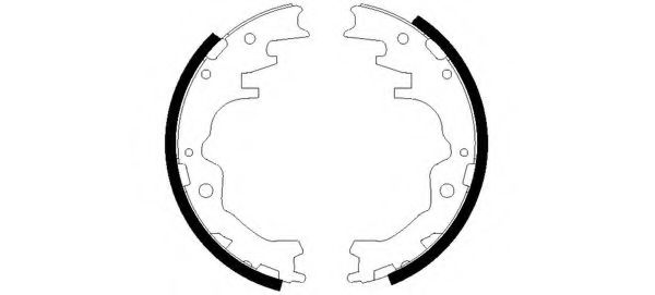 Тормозные колодки барабанные BEHR/HELLA 8DB 355 002-441