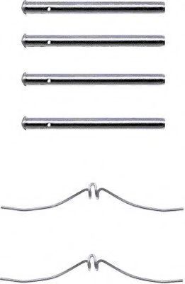 Скобы тормозных колодок BEHR/HELLA 8DZ 355 202-221