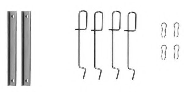 Скобы тормозных колодок BEHR/HELLA 8DZ 355 202-411