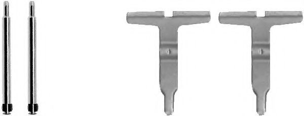 Скобы тормозных колодок BEHR/HELLA 8DZ 355 202-651