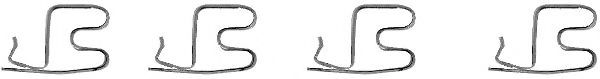 Скобы тормозных колодок BEHR/HELLA 8DZ 355 202-671
