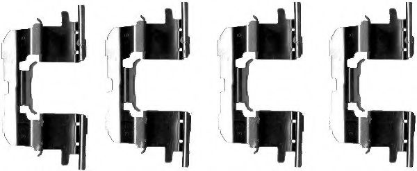 Скобы тормозных колодок BEHR/HELLA 8DZ 355 202-691