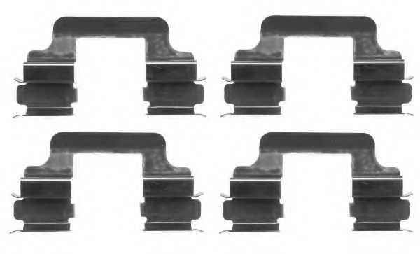 Скобы тормозных колодок BEHR/HELLA 8DZ 355 203-081
