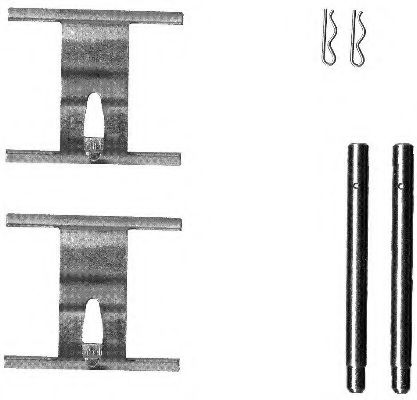 Скобы тормозных колодок BEHR/HELLA 8DZ 355 203-191