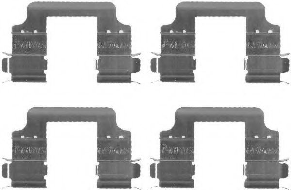 Скобы тормозных колодок BEHR/HELLA 8DZ 355 203-321