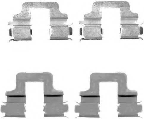Скобы тормозных колодок BEHR/HELLA 8DZ 355 203-331
