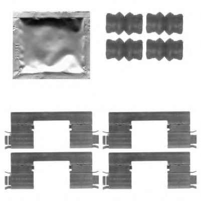 Скобы тормозных колодок BEHR/HELLA 8DZ 355 203-431