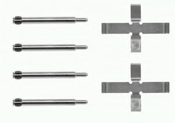 Скобы тормозных колодок BEHR/HELLA 8DZ 355 203-461