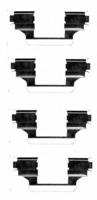 Скобы тормозных колодок BEHR/HELLA 8DZ 355 203-591