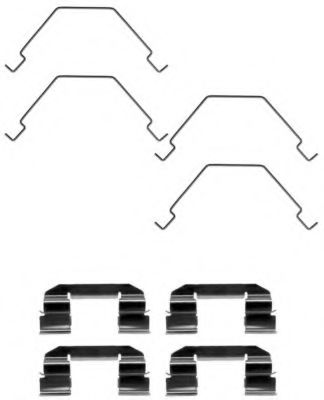 Скобы тормозных колодок BEHR/HELLA 8DZ 355 203-691