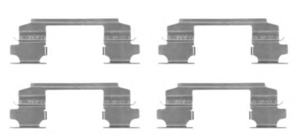 Скобы тормозных колодок BEHR/HELLA 8DZ 355 203-731