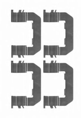 Скобы тормозных колодок BEHR/HELLA 8DZ 355 203-931