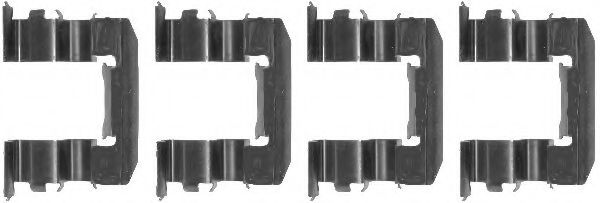 Скобы тормозных колодок BEHR/HELLA 8DZ 355 204-021