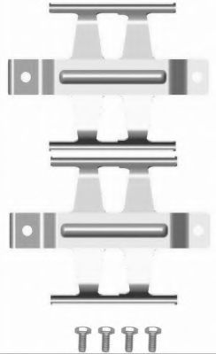 Скобы тормозных колодок BEHR/HELLA 8DZ 355 204-121
