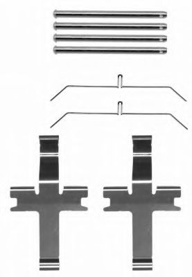 Скобы тормозных колодок BEHR/HELLA 8DZ 355 204-171