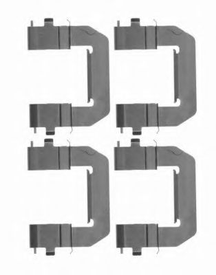 Скобы тормозных колодок BEHR/HELLA 8DZ 355 204-221