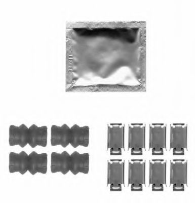 Скобы тормозных колодок BEHR/HELLA 8DZ 355 204-251
