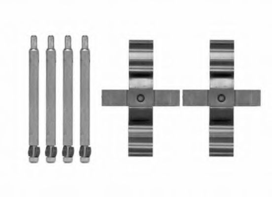 Скобы тормозных колодок BEHR/HELLA 8DZ 355 204-261