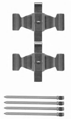 Скобы тормозных колодок BEHR/HELLA 8DZ 355 204-311