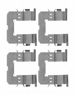 Скобы тормозных колодок BEHR/HELLA 8DZ 355 204-361