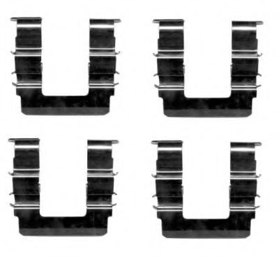 Скобы тормозных колодок BEHR/HELLA 8DZ 355 204-441